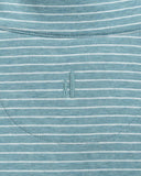 Skiles Striped 1/4 Zip Pullover in Baltic by Johnnie-O