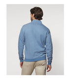 Skiles Striped 1/4 Zip Pullover in Royal by Johnnie-O