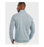 Skiles Striped 1/4 Zip Pullover in Shadow by Johnnie-O