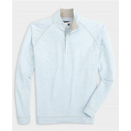 Bannister Heathered 1/4 Zip Pullover in Placid by Johnnie-O