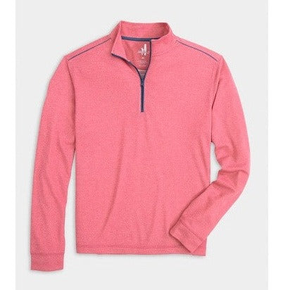 Wells PREP-FORMANCE 1/4 Zip Pullover in Taffy by Johnnie-O