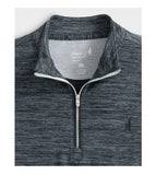 Glades Performance 1/4 Zip Pullover in Heather Black by Johnnie-O