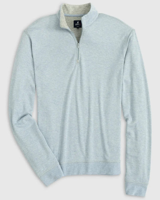 Hanks Lightweight Textured 1/4 Zip Pullover in Maliblu by Johnnie-O