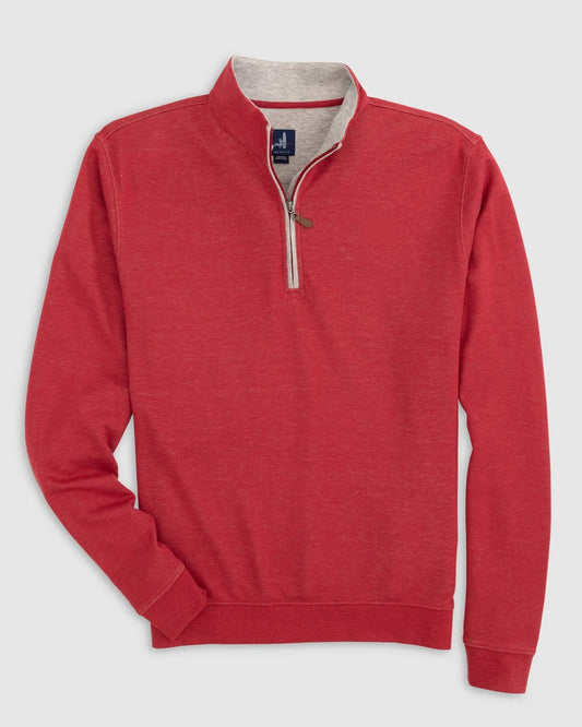 Sully 1/4 Zip Pullover in Crimson by Johnnie-O