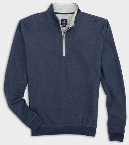 The Sully 1/4 Zip Pullover in Midnight Navy by Johnnie-O