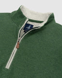 The Sully 1/4 Zip Pullover in Green by Johnnie-O