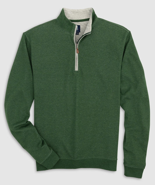 Sully 1/4 Zip Pullover in Green by Johnnie-O