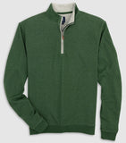 The Sully 1/4 Zip Pullover in Green by Johnnie-O