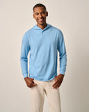 Woodley Cotton T-Shirt Hoodie in Maliblu by Johnnie-O