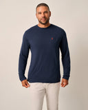 J-O Diamond Long Sleeve Graphic T-Shirt in Navy by Johnnie-O