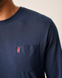 J-O Diamond Long Sleeve Graphic T-Shirt in Navy by Johnnie-O