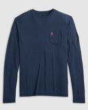 J-O Diamond Long Sleeve Graphic T-Shirt in Navy by Johnnie-O