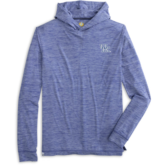 University of Kentucky Talon Performance Hoodie in Royal by Johnnie-O