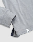 Talon Performance T-Shirt Hoodie in Light Gray by Johnnie-O