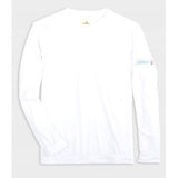 Gavin Long Sleeve Sun Shirt in White by Johnnie-O