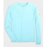 Gavin Long Sleeve Sun Shirt in Bondi Blue by Johnnie-O