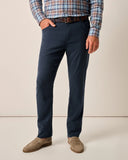 London Brushed Twill Flannel Pant in Indigo by Johnnie-O