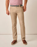 Newport 5-Pocket Cotton Pant in Khaki by Johnnie-O