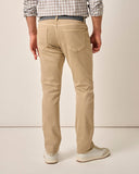 Carmel Sateen 5-Pocket Pant in Khaki by Johnnie-O