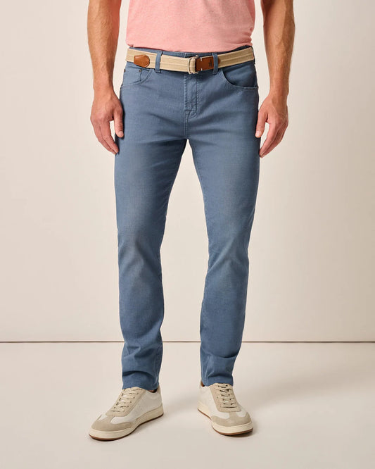 Atlas Lightweight Stretch 5-Pocket Pants in Lake by Johnnie-O