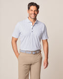 Blume Performance Mesh Polo in Lake by Johnnie-O