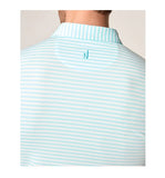 Reese Striped Jersey Performance Polo in Riviera by Johnnie-O