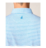 Reese Striped Jersey Performance Polo in Victory by Johnnie-O