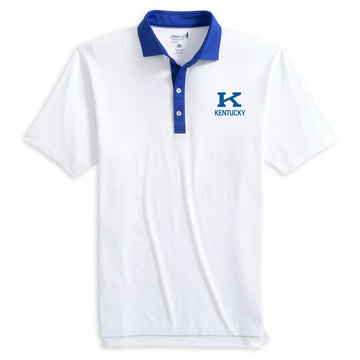 University of Kentucky Ramos Performance Jersey Polo in Royal by Johnnie-O