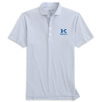 University of Kentucky Stetsons Mesh Polo in Royal by Johnnie-O