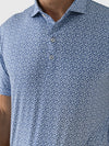 Four Leaf Featherweight Performance Polo in Lake by Johnnie-O
