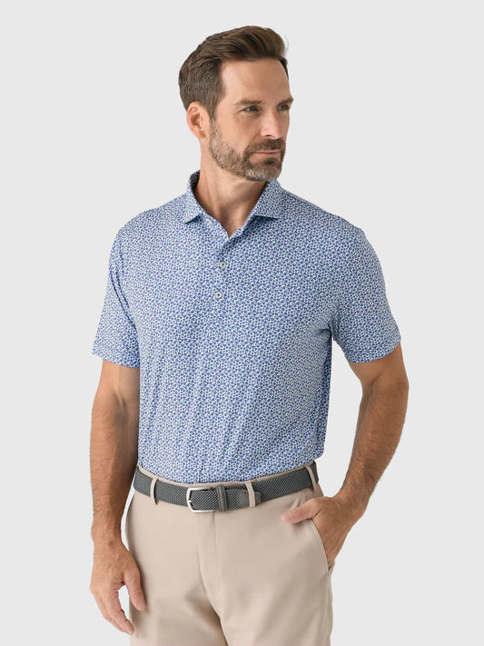 Four Leaf Featherweight Performance Polo in Lake by Johnnie-O