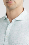 Barbacoa Printed Performance Jersey Polo in Cilantro by Johnnie-O