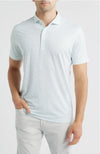 Barbacoa Printed Performance Jersey Polo in Cilantro by Johnnie-O