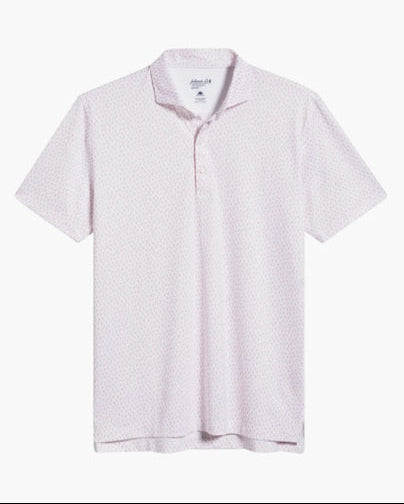 Marina Performance Jersey Polo in Punch by Johnnie-O