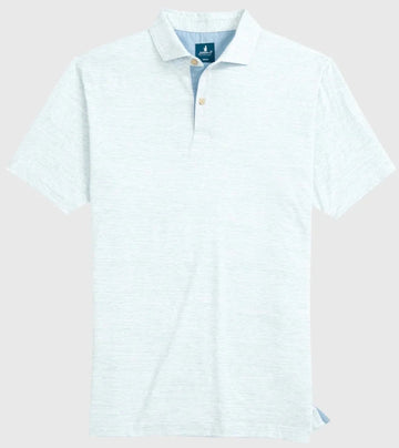Thatcher Slub Cotton Blend Polo in Zen by Johnnie-O
