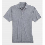 Maddox Solid Top Shelf Performance Polo in Heather Black by Johnnie-O