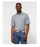 Maddox Solid Top Shelf Performance Polo in Heather Black by Johnnie-O