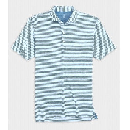 Seymour Striped Polo in Pipeline by Johnnie-O