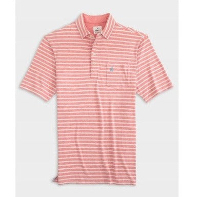 The Original Polo - Matthis Stripe in Pomegranate by Johnnie-O