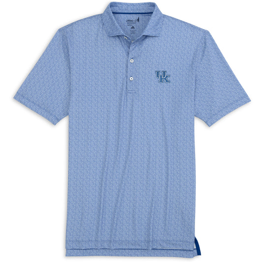 University of Kentucky Hinson Performance Jersey Polo in Royal by Johnnie-O