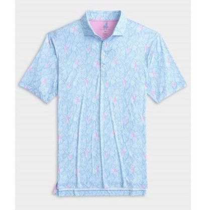 Regis Printed Featherweight Performance Polo in Maliblu by Johnnie-O