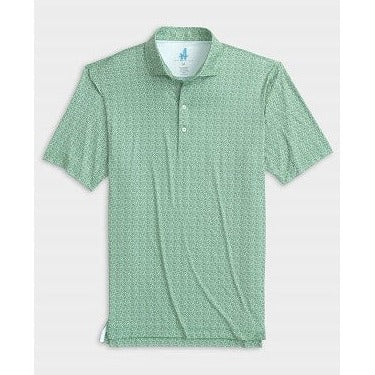 Lucky Printed Featherweight Performance Polo in Jungle by Johnnie-O