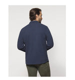 Andre Knit Shacket in Indigo by Johnnie-O