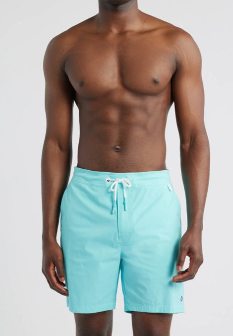 Arcata Half Elastic 7" Surf Shorts in Baluga by Johnnie-O