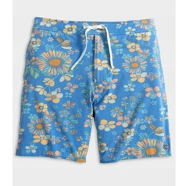 Breslin Vintage Style 7" Surf Shorts in Biarritz by Johnnie-O