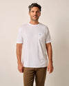 Dale 2.0 Pocket T-Shirt in White by Johnnie-O