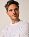 Dale 2.0 Pocket T-Shirt in White by Johnnie-O