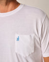 Dale 2.0 Pocket T-Shirt in White by Johnnie-O