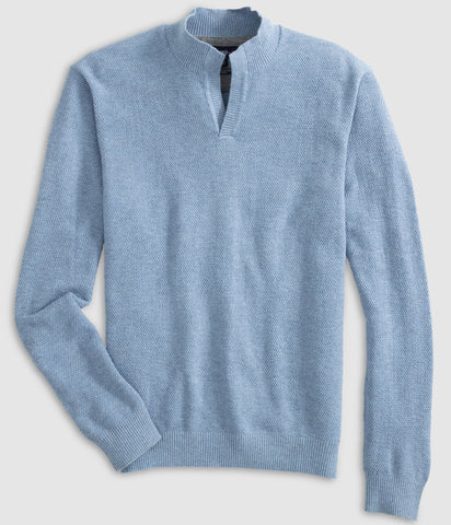 Esteban Johnny Collar Sweater in Breeze by Johnnie-O