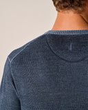 Burgess Garment-Dyed Crewneck Sweater in Bombay by Johnnie-O